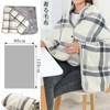 DEWEL Throw Blanket, Worn Blanket, Button, 31.5 x 51.2 inches