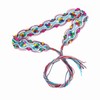 ILuvatar Women's tassel knotted belt Colorful woven waistband women's Bohemian