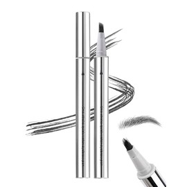 Erinde Lápiz de Cejas Líquido Resistente al Agua, Lápiz de Cejas Natural y Duradero Con Efecto Microblading, Cosmético Para Cejas Resistente a Las Manchas, Con Función de Relleno y Coloración, B01#