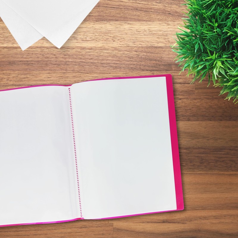 RAYLU PAPER - A4 Folder with Clear Sleeves Made of