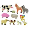 Bambilino Holztiger Farm Animals Set with 11 Toy Figures