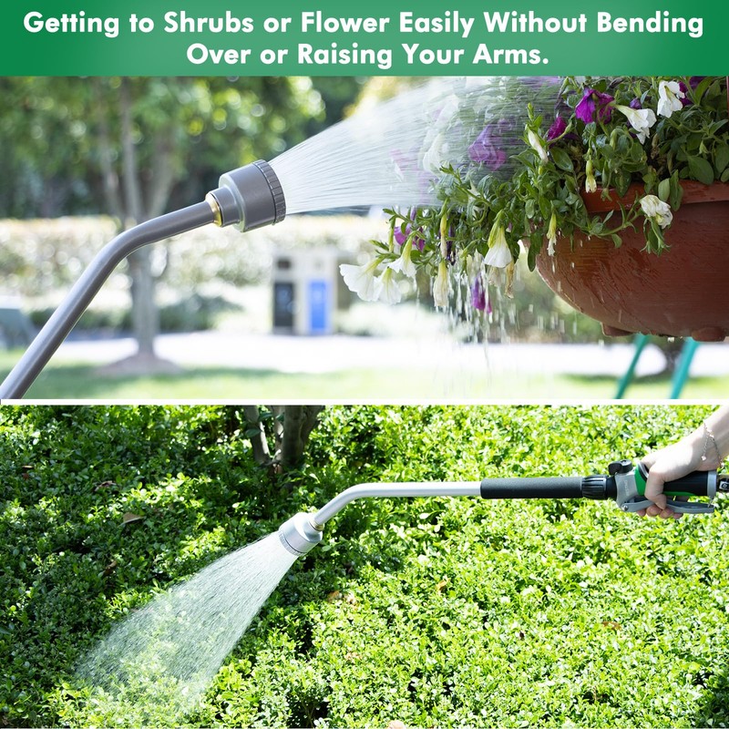 RESTMO Long Watering Wand, 24 Inches Gentle Soft Full Shower