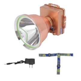 LED Torch Headlamp High Light Beam USB Charging 4800MAH Miner Head Light for Night Fishing  110‑240V