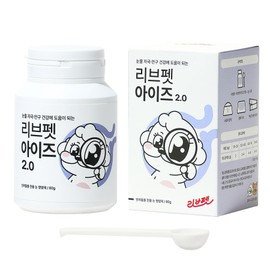 Live Pet Eyes Dog Cat Eye Tears Tear Stains Antioxidant Powder Nutrient, 60g, Tears Improvement Eye Health, 1 Piece / 리브펫 아이즈 강아지 고양이 눈 눈물 눈물자국 항산화제 분말형 영양제, 60g, 눈물개선눈건강, 1개