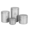 TOMSHOO Tea Tin Jar 35ml/80ml/120ml/200ml Lightweight Titanium Tea Storage Canister