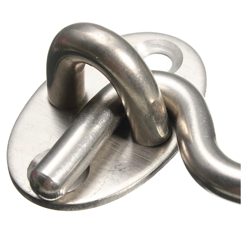 BuxiuGK Pack of 2 Storm Hooks 4 Inch Cabin Hooks