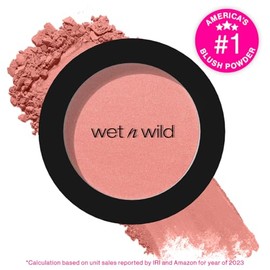 Wet n Wild Color Icon Rubor en Polvo Rosa –Pinch Me Pink, Blush Rosa Suave de Alta Pigmentación y Larga Duración, Textura Sedosa y Difuminado Fácil | 
