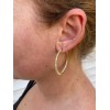 Harlembling 14k Gold Plated Solid 925 Sterling Silver Big CZ