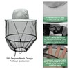 Esteopt 2pcs Head Net Hat, Mosquito Sun Hat with Hidden