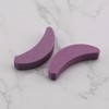 SG Store 20PCS Purple Chainsaw Sharpener Whetstone Crescent Shaped Chainsaw