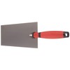 Connex COX781126 2C-Handle Mason’s Trowel Rustproof with Gooseneck, Silver/Black/Red, 160
