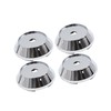 A ABSOPRO 4pcs 65mm Dia 5 Clips Car Wheel Tyre