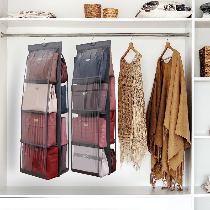 Winter Shore Handbag Storage [2 Pack] - Foldable Wardrobe Organiser