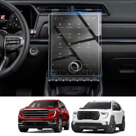 Moonlinks 2PCS Tempered Glass Screen Protector 15" Compatible with 2024 2025 GMC Acadia (Elevation/AT4/Denali) 15Inch 9H Hardness Navigation Touchscreen Protector for 2024 Acadia