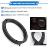 VekAuto 2 Pcs Speaker Spacer Ring Tweeter Speaker Spacer Adator