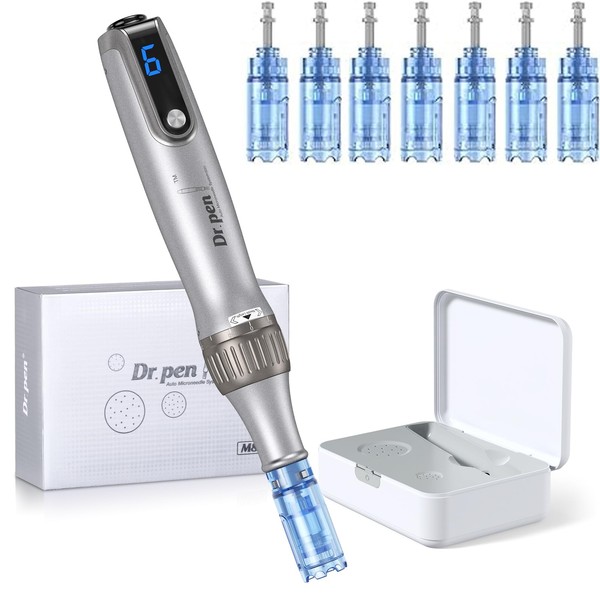 Dr. Pen Ultima M8S Professional Electric Microneedling Pen - Authentic, Multifunctional, Wireless - Bestauty X Dr. Pen - Includes 7 Dr Pen M8S Cartridges, Gifts for Women Mother Girlfriend