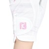 FootJoy Women's Golf Gloves, Staycool EX, Ambidextrous, White/Pink, 7.9 inches