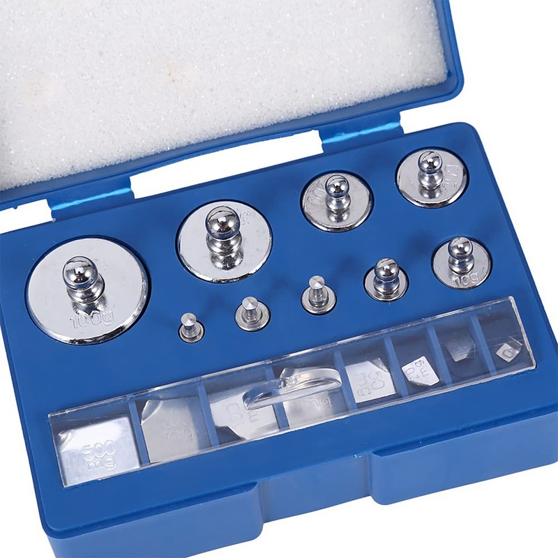 17pcs 211 Yosoo1G 10Mg-100G Gram Precision Calibration Weight Set Test
