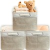 Simple Houseware Large Decorative Fabric Storage Bin Basket for Nursery,