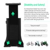 ULTECHNOVO Bike Phone Holder, Universal Motorcycle Phone Mount with 360