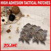 Zolawe Mushroom and Snail Patch, 3 Inches Sew On Iron