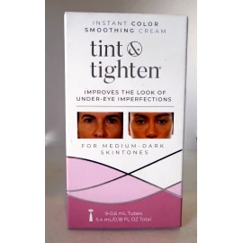 Tint & Tighten Under Eye Smoothing Cream Medium - Dark Skin tones 9 Tubes