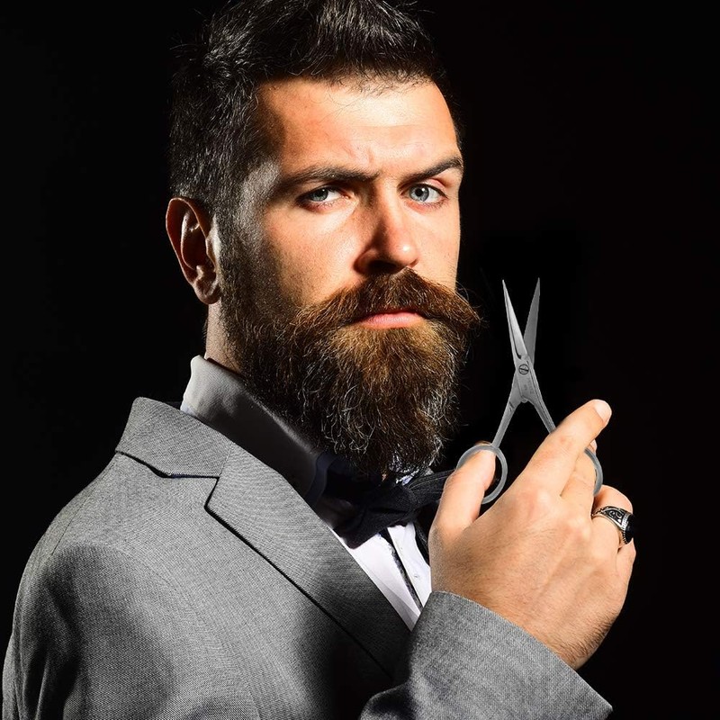 Mehaz Eyebrow & Moustache Scissors Nickel