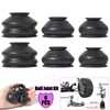 Universal 6pcs Rubber Ball Joint Dust Boot Suspension Steering Boot