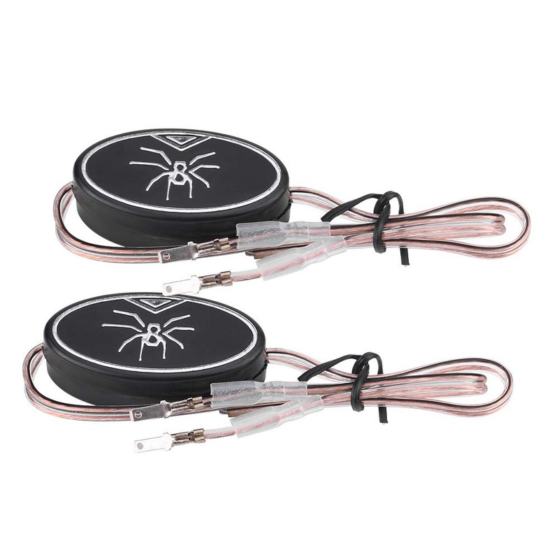 CYSFETENA Car Tweeter, Stainless Steel 150W 12V DC 2Pcs Auto