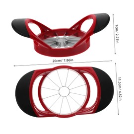Ciieeo Apple Slicer Apple Corer Apple Cutter Apple and Fruit Tools Apple Core Remover Kitchen Gadgets Egg Slicer Fruit Prep Tool Stainless Steel Fruit Corer Fruit Splitter Plastic