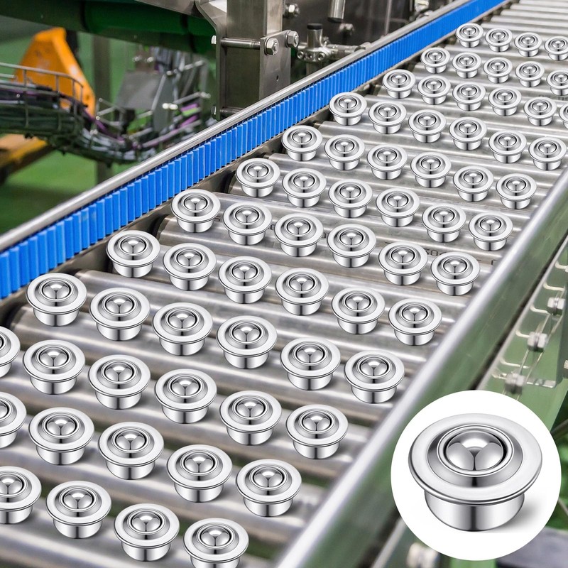 Gisafai 40 Pcs 5/8" Roller Ball Transfer Bearing Ball Transfer