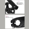 Bike Crank Arm Set Hollow Integrated Single Disc Aluminum Alloy