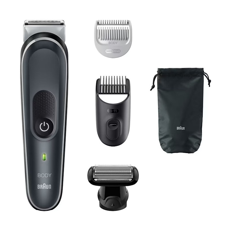 Braun Series 5 Waterproof Body Groomer with 4 Attachments BG5370