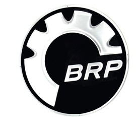 BRP Can-Am Ski-Doo New OEM Round Gear Logo Decal Hood Emblem 48 MM, 516008738
