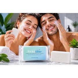 Barra Jabón Bicarbonato 100g Facial Time Limpieza Intensa                                                                                             