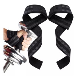 Mack222 Par De Straps Muñequera Gym Crossfit Pesas Correa De Soporte