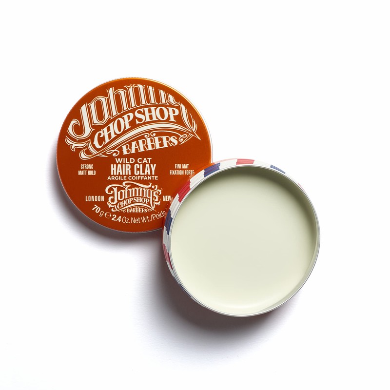 Johnny'S Chop Shop Wild Cat Hair Clay, 70 g (Pack