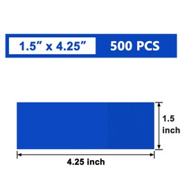 NATURALABEL 500 PCS Paper Napkin Rings with Box, Self-Adhesive Napkin Bands, for Family Meal, Birthday Party, Wedding, Celebration (Blue)