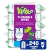 Kandoo Kids Sensitive Flushable Cleansing Wipe Potty Training Aid Fragrance