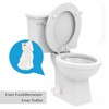 Framendino, 2 Pack Ceramic Toilet Bolt Caps Lovely Cat Decorative