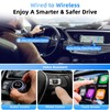2 in 1 Wireless CarPlay Adapter 2024 Upgraded, Wireless CarPlay