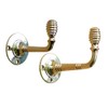 Castelion® Elegant Brass Beehive Coat Hook (Large Beehive Hook)