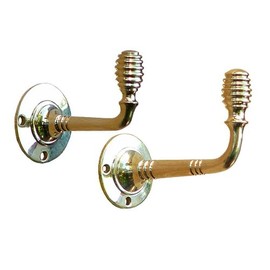 Castelion® Elegant Brass Beehive Coat Hook (Large Beehive Hook)