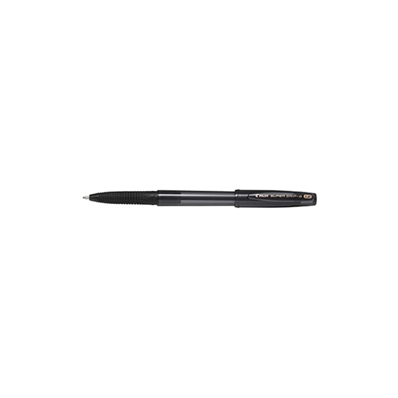 Pilot BSGC-10B-BB Oil Based Ballpoint Pen, Super Grip G, Cap