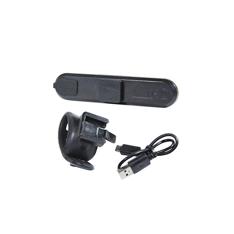 BENOTTO Luz Urbano Delantera USB 240Lumens (3.7V) 8xFunciones Negro JY-6085F