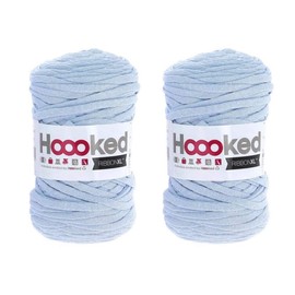 Hoooked Ribbon XL Knitting Yarn Powder Blue - per 2 balls