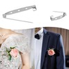 30 Pcs Brooch Pins, 4-Size Pack of Safty Pins, Silver