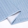 Home Direct Oilcloth Tablecloth Washable Round 140 cm (Blue Grey)