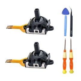 Hzxkqmil Replacement Joystick Analog Stick for MSI Claw A1M, 2pcs Joysticks Thumb Sticks Sensor Module Accessories for MSI Claw PC Gaming Handheld