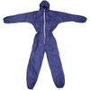 POLY PROP DISPOSABLE BOILERSUIT BLUE L